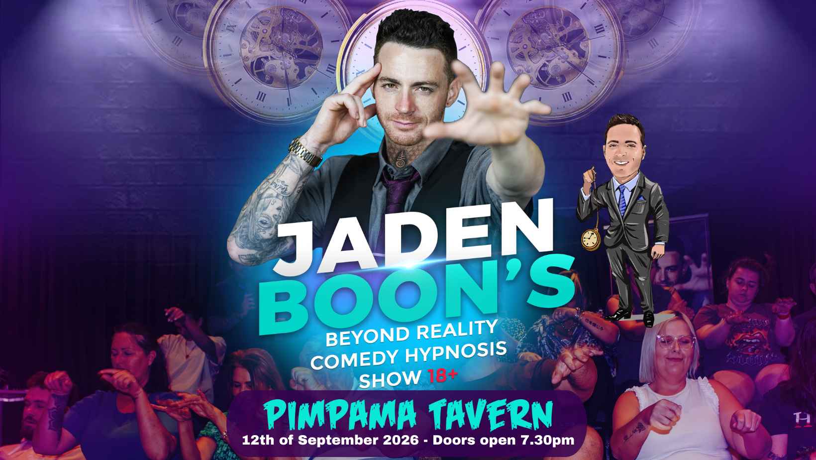 Beyond Reality - Jaden Boon's Comedy Hypnosis Show - Pimpama Tavern